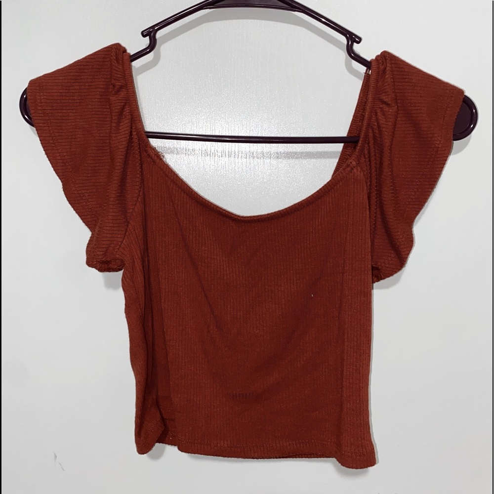 Forever 21 off the shoulder crop top